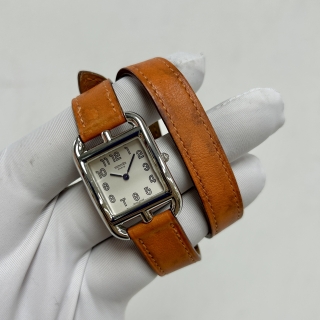 HERMES WATCH CAPE COD CC1.210 QZ ORANGE T2 1592394