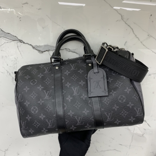LOUIS VUITTON BAG ECLIPSE M46655 KEEPALL 35 BANDOULIERE RFID