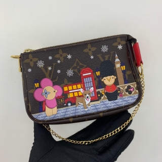 LOUIS VUITTON BAG MONOGRAM M80863 2021 CHRISTMAS EDITION VIVIENNE MINI POCHETTE ACCESSOIRE SF3291