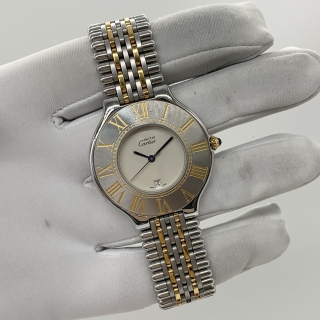 CARTIER WATCH MUST W10052F4 21 WATCH XL (WATCH ONLY) QZ, MOVING 126000P004701