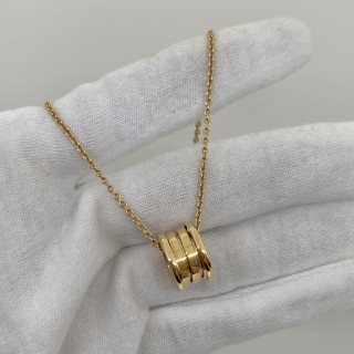 BVLGARI FINE JEWELRY NECKLACE B-ZERO YG 750 13.22G FULL SET 2016 FNKE22