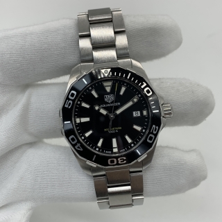 TAG HEUER WATCH AQUARACER WAY111A WATCH ONLY BLACK FACE