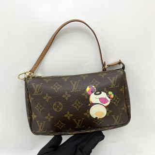 LOUIS VUITTON BAG MONOGRAM POCHETTE ACCESSORIES, PANDA VI0094