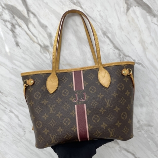 LOUIS VUITTON BAG MONOGRAM M40155 NEVERFULL PM W/INITIAL (OLD VERSION) SP1105