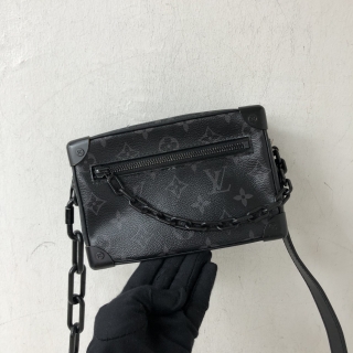 LOUIS VUITTON BAG MONOGRAM ECLIPSE M44735 MINI SOFT TRUNK RFID