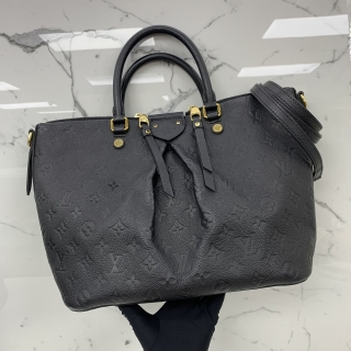 LOUIS VUITTON BAG EMPREINTE M50643 MAZARINE MM NOIR DU4135