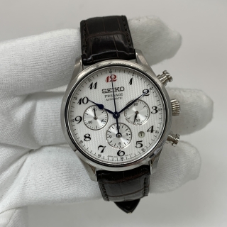 SEIKO WATCH PRESAGE SRQ025J1 8R48-00J0 CHRONOGRAPH AUTOMATIC FULL SET