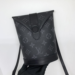 LOUIS VUITTON BAG MONOGRAM ECLIPSE M11613 ENVELOPE POUCH RFID
