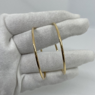 TIFFANY FINE JEWELRY EARRINGS HOOP EARRINGS 750 6.6G