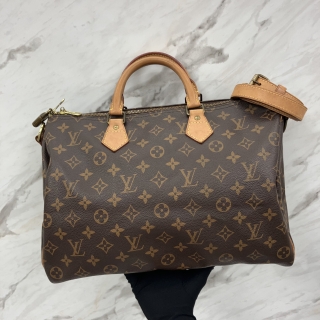 LOUIS VUITTON BAG MONOGRAM M40392 SPEEDY 35 BANDOULIERE W/O KEY DU2141