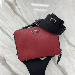 PRADA BAG 2VH069 2WAY SAFFIANO RED
