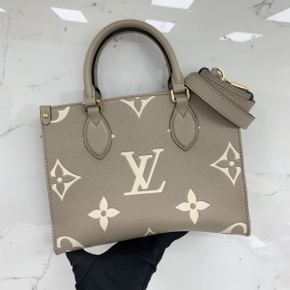 LOUIS VUITTON BAG EMPREINTE M45779 ON THE GO PM RFID GREY