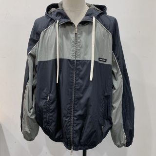 MIU MIU CLOTHES JACKET 2024 ML1220 NYLON HOODIE  #44