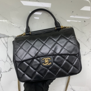 CHANEL BAG MATELASSE A93423 2WAY TOP HANDLE CALFSKIN NO.23 W/CARD 23356555