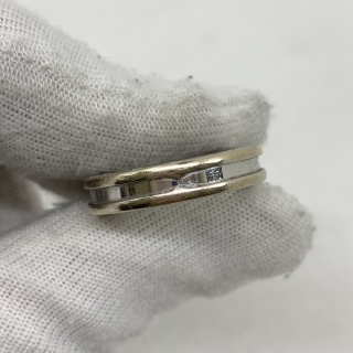 BVLGARI FINE JEWELRY RING B.ZERO1 1BAND #56 WG750 6.6G (RING ONLY) AVS23L