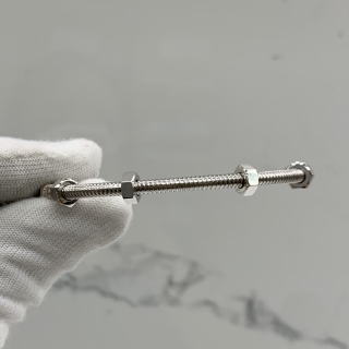 CARTIER FINE JEWELRY BRACELET 31G ECROU RHODIUM-FINISH WHITE GOLD DE CARTIER SIZE 18 WNH393