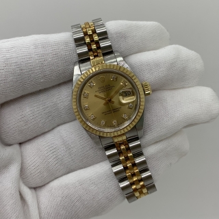 ROLEX WATCH DATEJUST 69173G 16 LINKS WATCH ONLY 1991 N545936