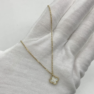 VAN CLEEF & ARPELS FINE JEWELRY NECKLACE SWEET ALHAMBRA MOP NECKLACE 2.79G FULL SET 2022 JD796909