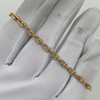 TIFFANY FINE JEWELRY AU750 HARDWARE MICRO BRACELET