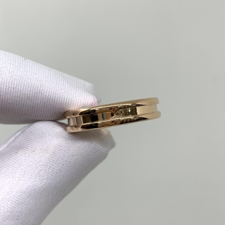 BVLGARI FINE JEWELRY RING B.ZERO1 ONE BAND #49 RG750 6.62G W/SERVICE RECEIPT ONLY H9FXVH