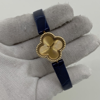 VAN CLEEF & ARPELS FINE JEWELRY AU750 QUARTZ WATCH  FULLSET 2025