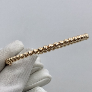 VAN CLEEF & ARPELS FINE JEWELRY BRACELET PERLÉE PEARLS OF GOLD BRACELET #XS 2024 W/CERT RG750 16.68G JG085334