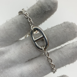 HERMES FINE JEWELRY BRACELET CHAINE D ANCRE BRACELET AG925 24.2G