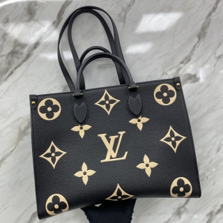 LOUIS VUITTON BAG EMPREINTE M45495 ONTHEGO MM BLACK RFID