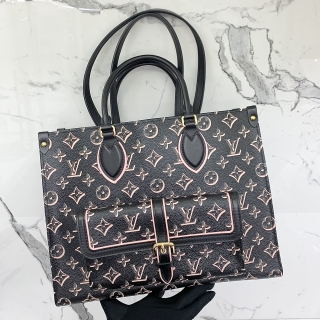 LOUIS VUITTON BAG MONOGRAM M46154 ON THE GO MM RFID
