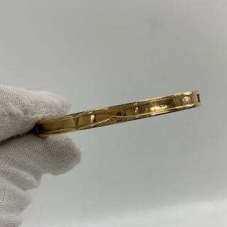 BVLGARI FINE JEWELRY BRACELET BVLGARI BVLGARI YG BANGLE ONLY #25.9G