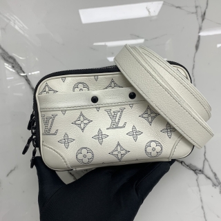 LOUIS VUITTON BAG MONOGRAM SHADOW M83383 ALPHA WEARABLE WALLET RFID