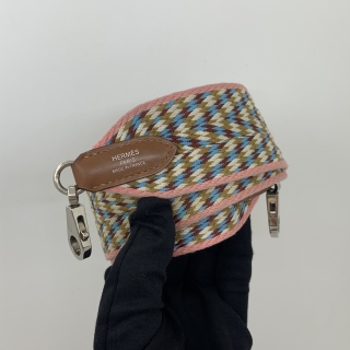 HERMES SHOULDER STRAP Y STAMP CANVAS