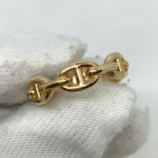 HERMES FINE JEWELRY RING 750 RG #59 CHAINE D'ANCRE 4.36G 21G368401