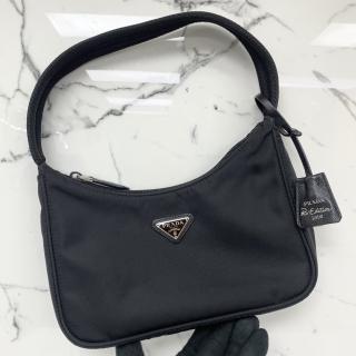 PRADA BAG NYLON 1NE204 RE-EDITION 2005 RE-NYLON AND SAFFIANO MINI BAG/SEMI SHOULDER