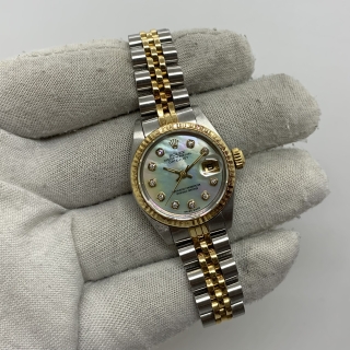 ROLEX WATCH DATEJUST 69173NG WATCH & BOX ONLY 9811032