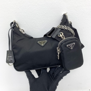 PRADA BAG NYLON 2WAY RE EDITION CHAIN SHOULDER