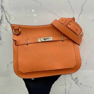 HERMES BAG JYPSIERE 28 TAURILLON CLEMENCE ORANGE T STAMP