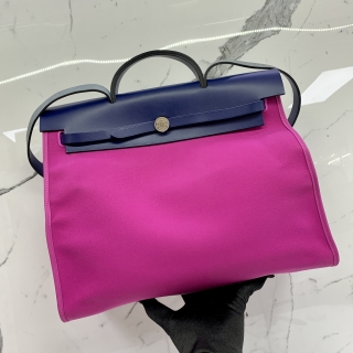HERMES BAG HERBAG ZIP MM 39 PINK C STAMP C TS 003 AU