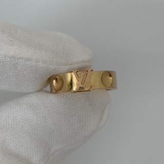 LOUIS VUITTON FINE JEWELRY RING AU750 EMPRIENTE MEDIUM 5.59G #50 Q0U69D A34458