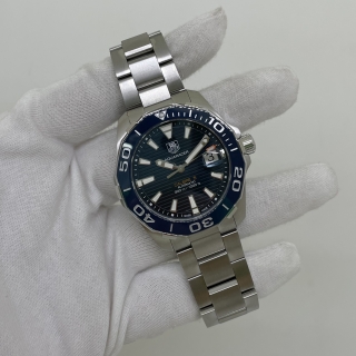 TAG HEUER WATCH AQUARACER WAY211C-1 .BA0928 CALIBRE 5 AUTOMATIC 41MM STEEL FULL SET YEAR 2021