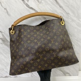 LOUIS VUITTON BAG MONOGRAM M40249 ARTSY MM HOBO ONE SHOULDER NOT LEGIBLE