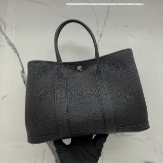 HERMES BAG GARDEN PARTY NEGONDA  B STAMP BLACK PM 30CM