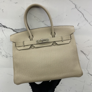 HERMES BAG BIRKIN 30 TOGO SHW SQUARE L  (CLOCHETTE, LOCK, KEY)