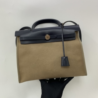 HERMES BAG HERBAG ZIP PM 31 W/POUCH, A STAMP
