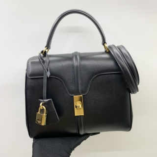CELINE BAG CLASSIQUE 16 SMALL 2WAY BLACK S-GA-0149
