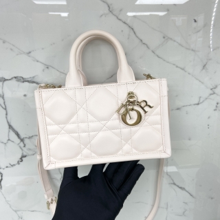 DIOR BAG BOOK TOTE MINI MACROCANNAGE 2WAY PINK GHW 62MA★0215