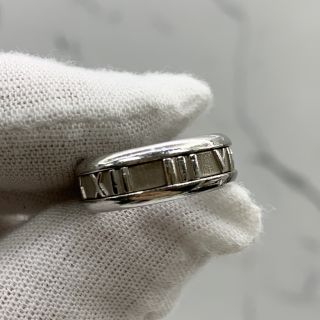 TIFFANY FINE JEWELRY RING ATLAS WG 750 12G