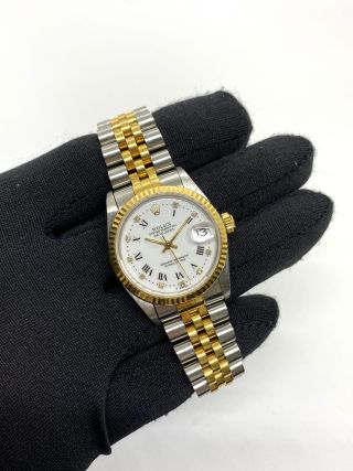 Rolex Diamond Datejust Boy's Watch