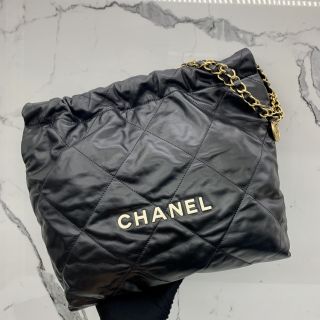 AS3260 CHANEL22 SMALL BLACK MICROCHIPPED