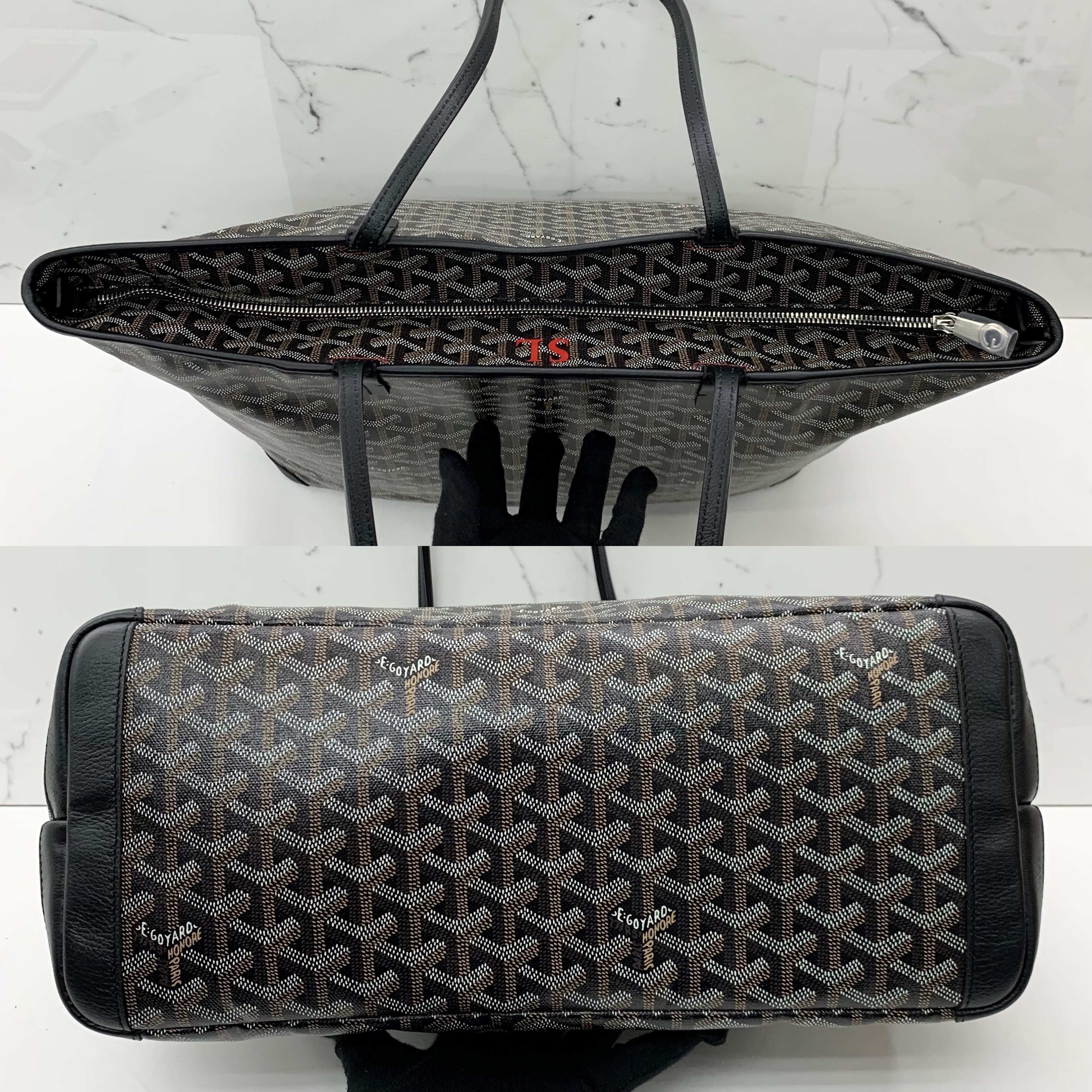 Goyard Artois Tote MM Black/Natural